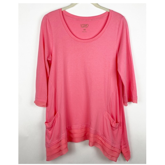 Logo Instant Chic Lori Goldstein Tunic Top